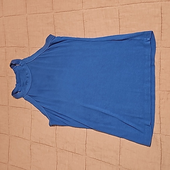 High neck tank tops, blue grey, set of 2 - Picture 4 of 5